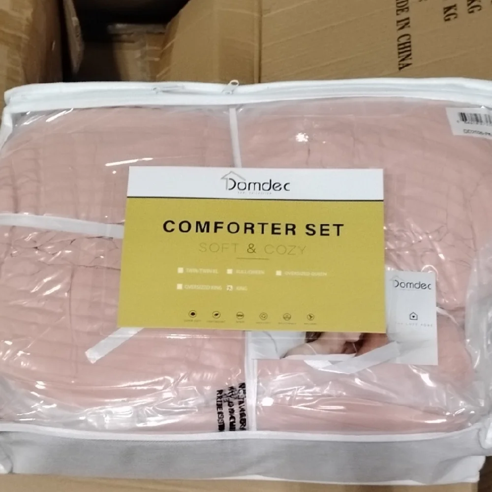 King Soft Pink Comforter Set - 2026-PK-K